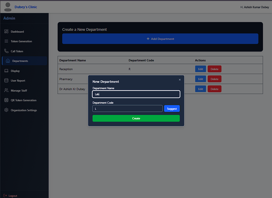 Department Management preview